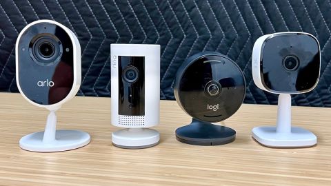 best indoor home security cameras top image underscored