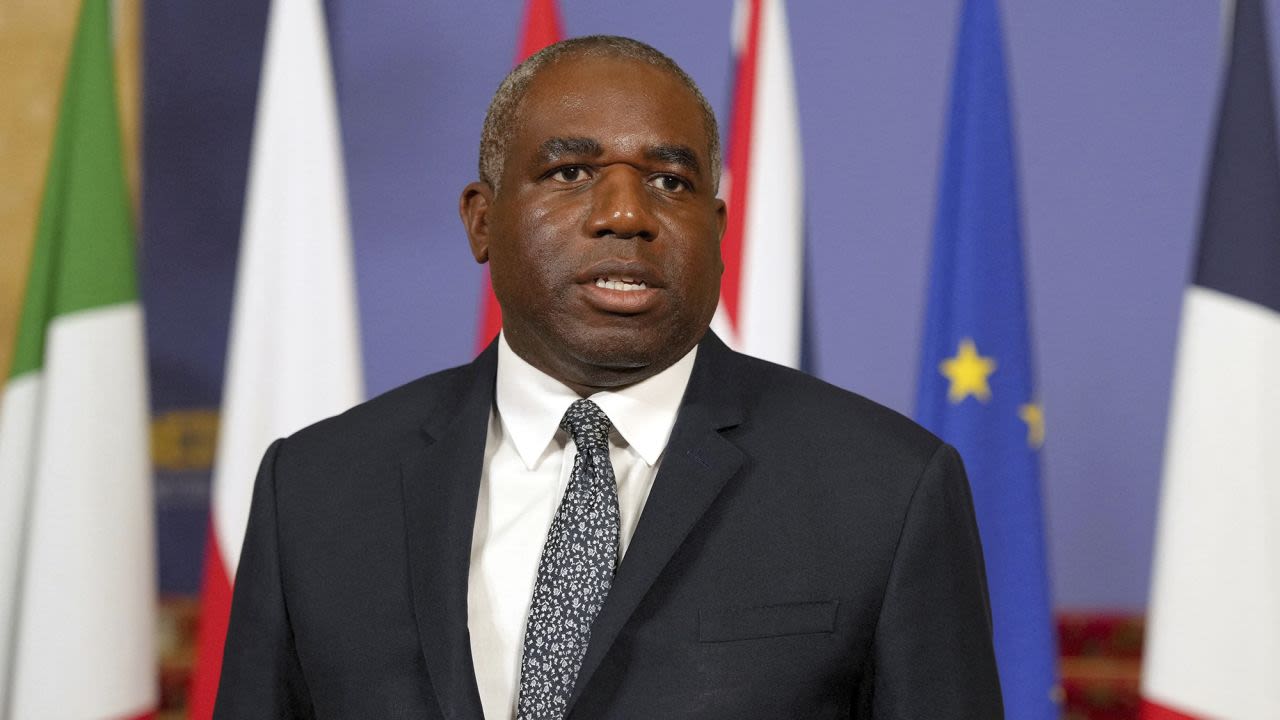 El ministro de Asuntos Exteriores del Reino Unido, David Lammy, a principios de este año.
