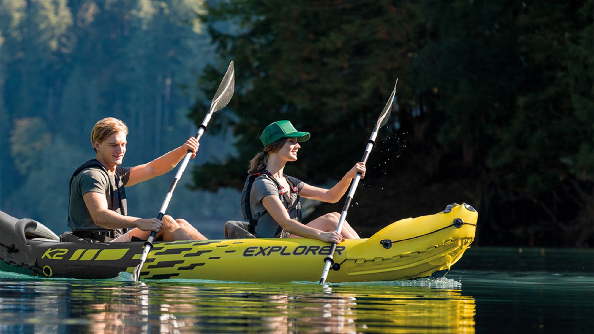 Kayak Set, 1- Person Kayak Comes with Pump and Oars