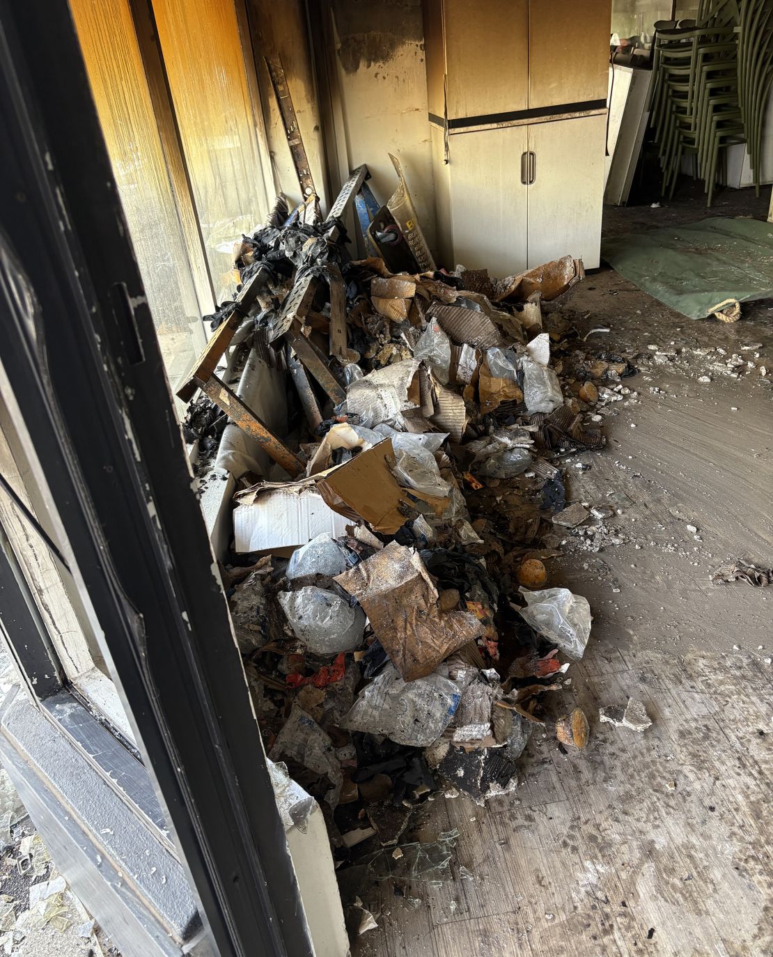 Judith Lewis said all the food in Lewis' Continental Kitchen needed to be dumped after the blaze, including 50 honey cakes that were maturing in the freezer.