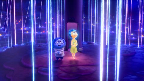 BELIEF SYSTEM – In Disney and Pixar’s “Inside Out 2,” Riley’s Sense of Self is made up of all of her beliefs, each of which can be heard with the pluck of a string. Sadness (voice of Phyllis Smith) and Joy (voice of Amy Poehler) deliver key memories to this formative land. “Inside Out 2” releases only in theaters June 14, 2024. ? 2024 Disney/Pixar. All Rights Reserved.