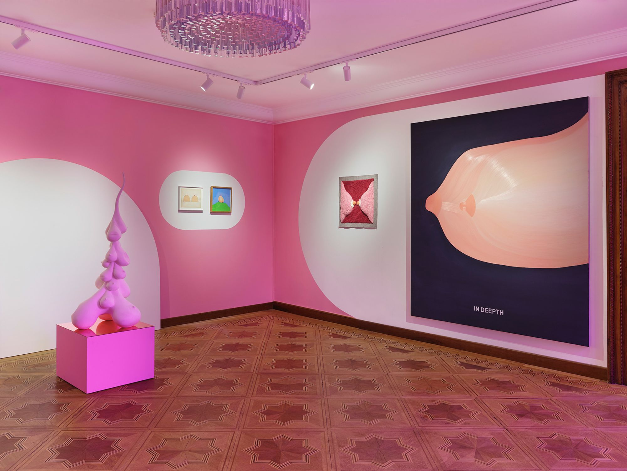 "Breasts" runs from April to November at the 60th Venice Biennale international art exhibition.