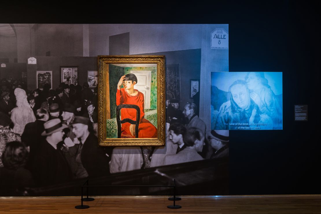 Paris-based Japanese artist Itakura Kanae's portrait of his wife on show at National Gallery Singapore.