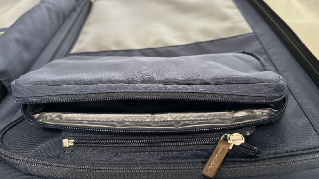 Interior details of the TravelPro x Travel + Leisure Carry-On