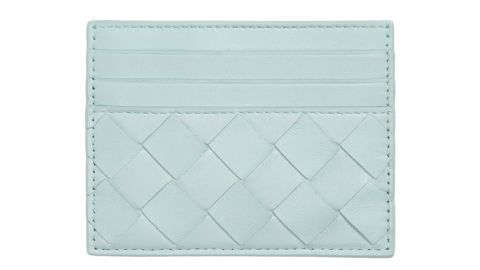 Intrecciato Leather Card Case