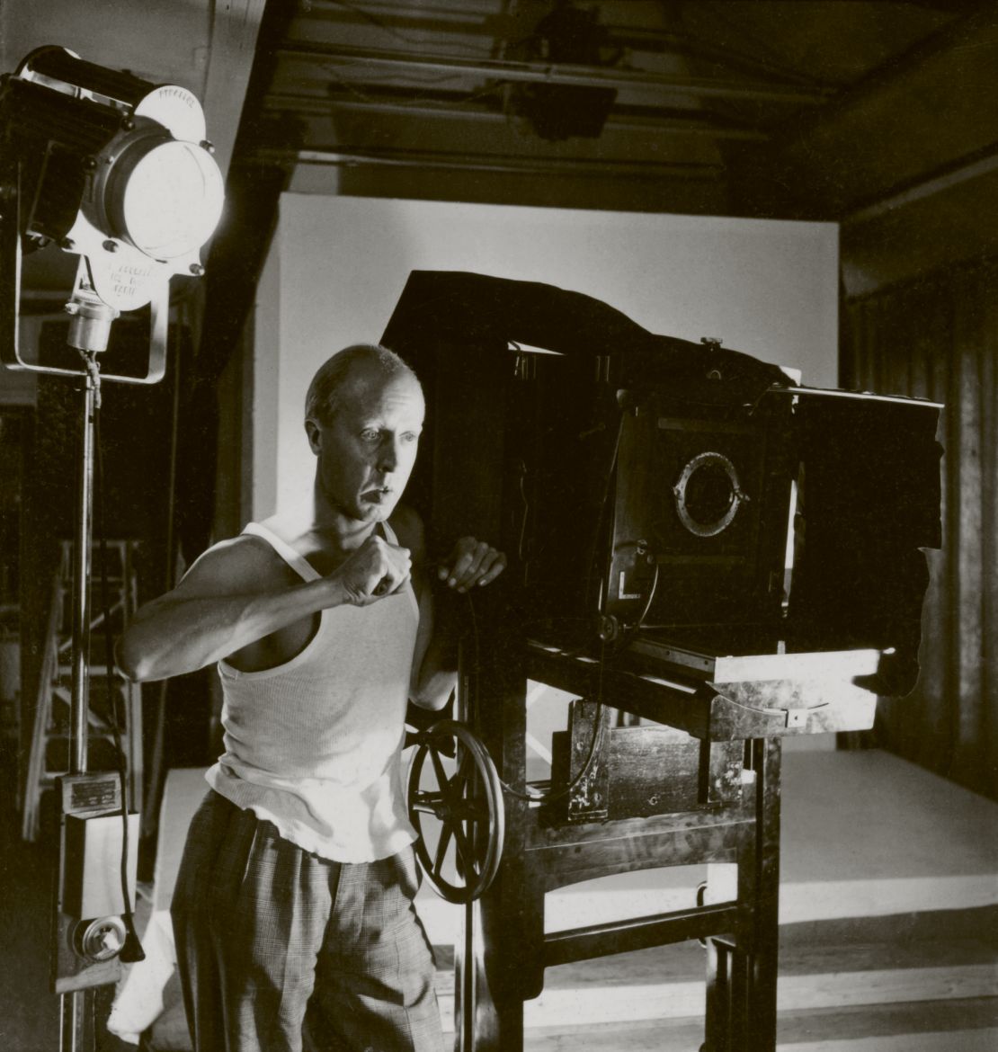 Photographer George Hoyningen-Huene in the studio in Paris, 1937.