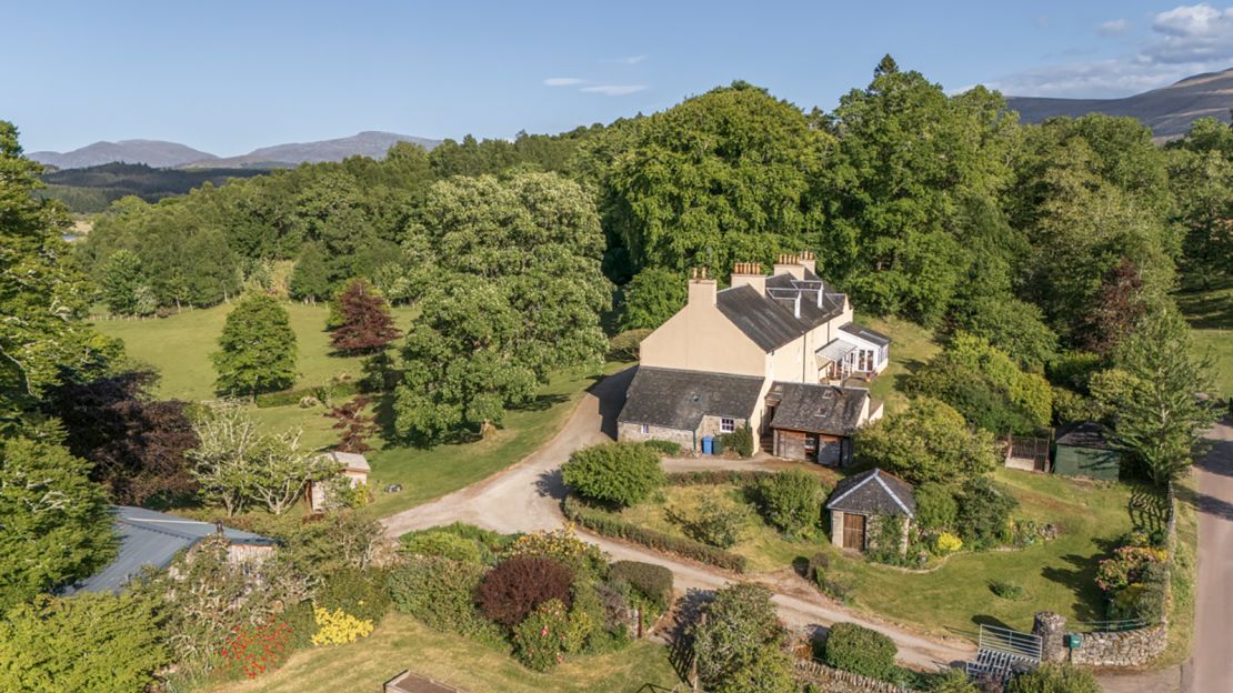 The house is in a remote part of the Scottish Highlands.