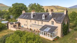 Inverlair Lodge has six bedrooms and four reception rooms.