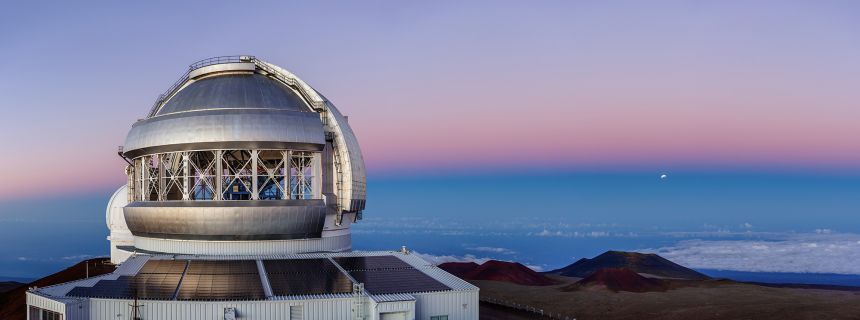 Gemini North, one half of the International Gemini Observatory, is located in Hawaii.