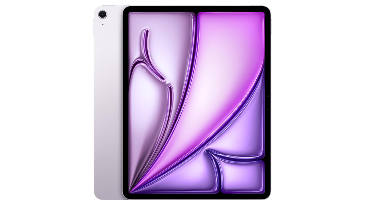 The purple 13-inch iPad Air m2