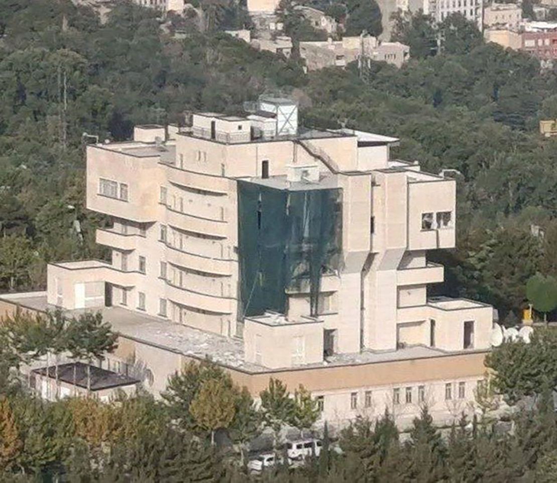 An image published by the New York Times shows the building where Haniyeh is believed to have been assassinated. A corner of the building is now covered with a green cloth. Apparent debris also litters the ground floor roof of the building, directly underneath the green cloth.