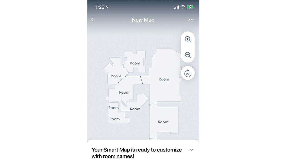 iRobot j7+ map