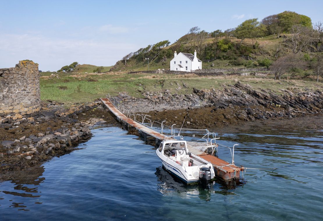One of the eight existing residential properties on the island.