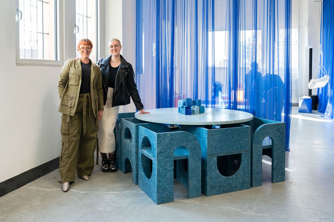 Founded by Krissy Harbert and Amanda Rawlings, Particle prioritizes recyclable materials.