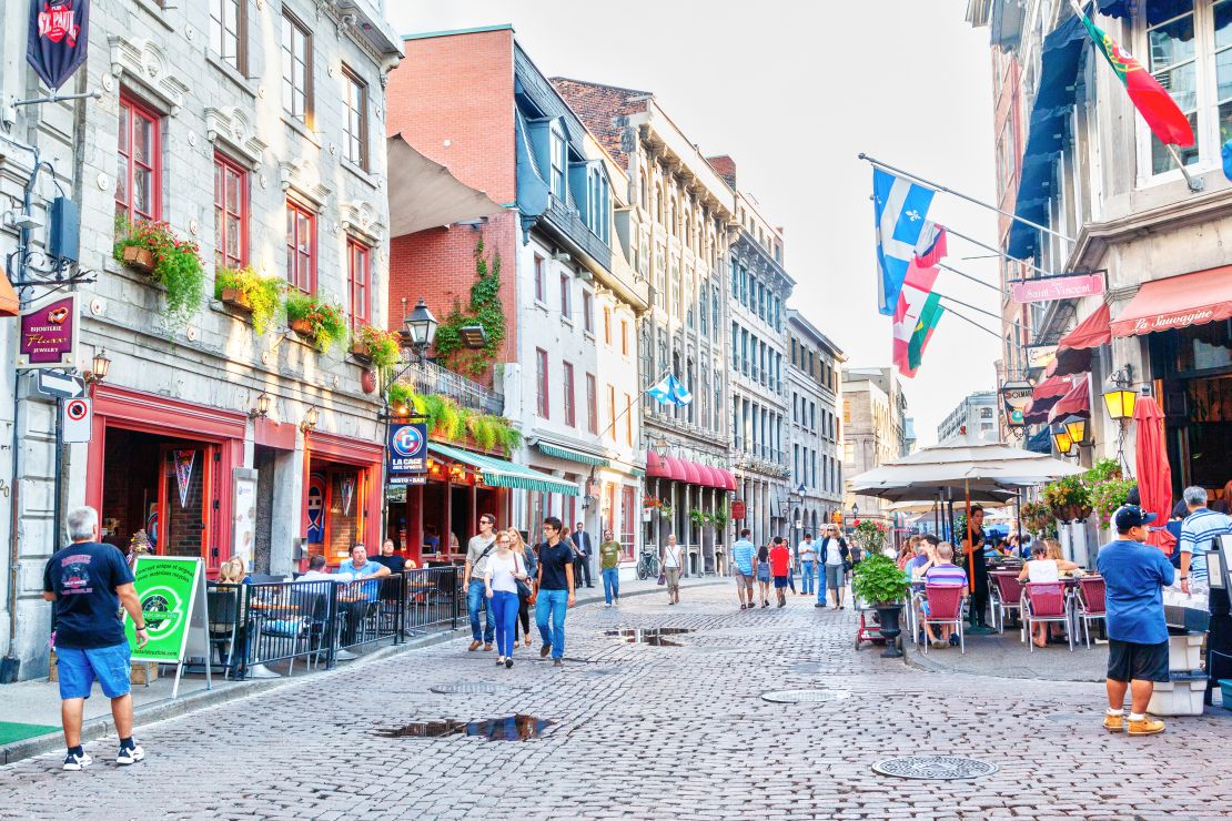 A photo of Rue Saint-Paul in Old Montreal