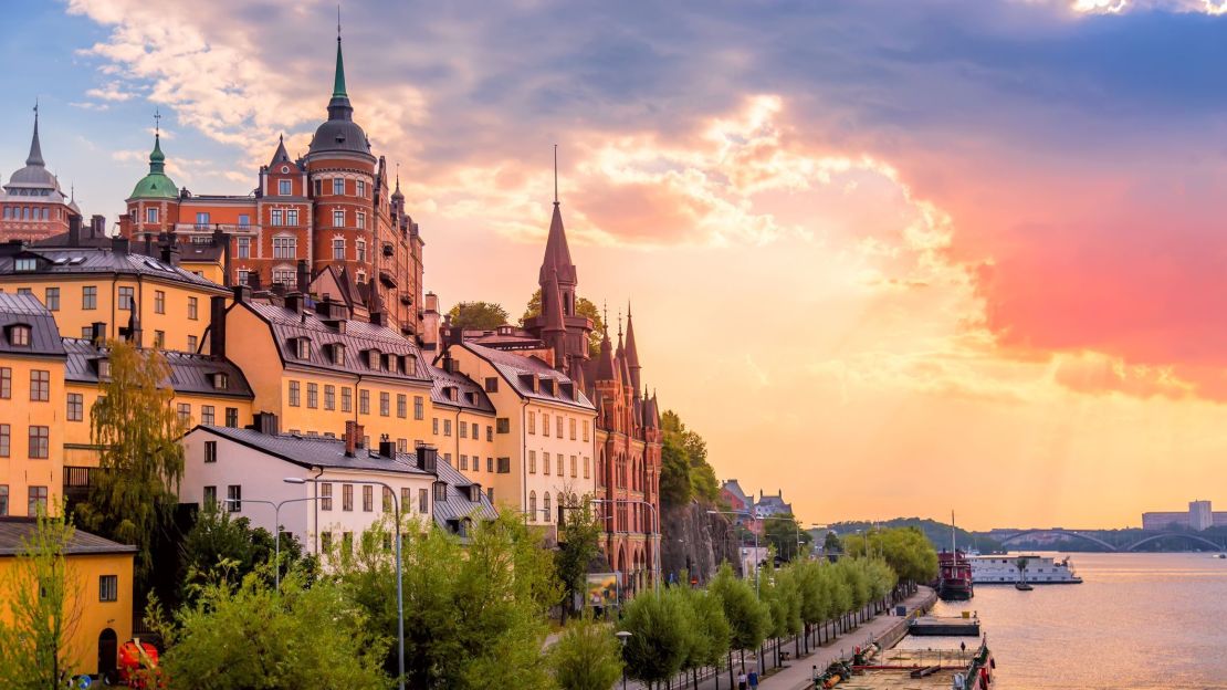 A photo of buildings in Stockholm's Sodermalm district