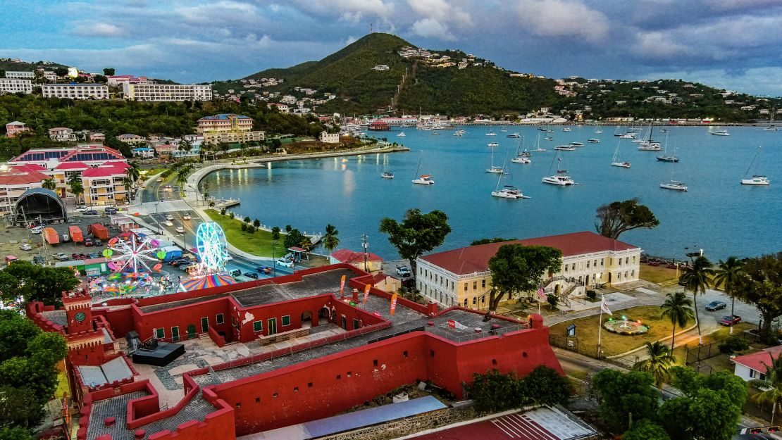 A photo of St. Thomas in the US Virgin Islands