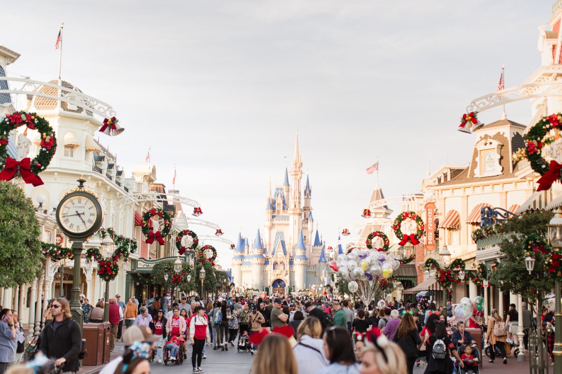 A photo of Main Street USA in Walt Disney World in Orlando, Florida