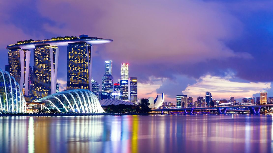 A photo of Marina Bay in Singapore.