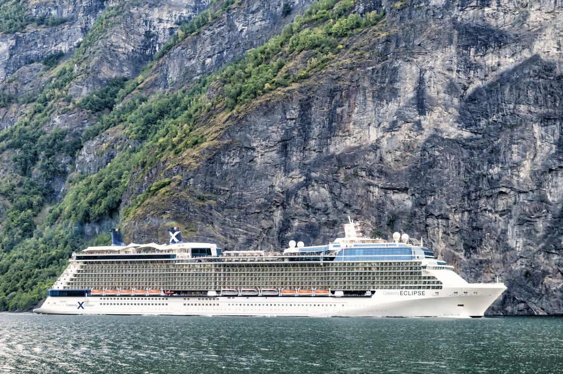 A photo of the Celebrity Cruises Celebrity Eclipse cruise ship sailing in Norway