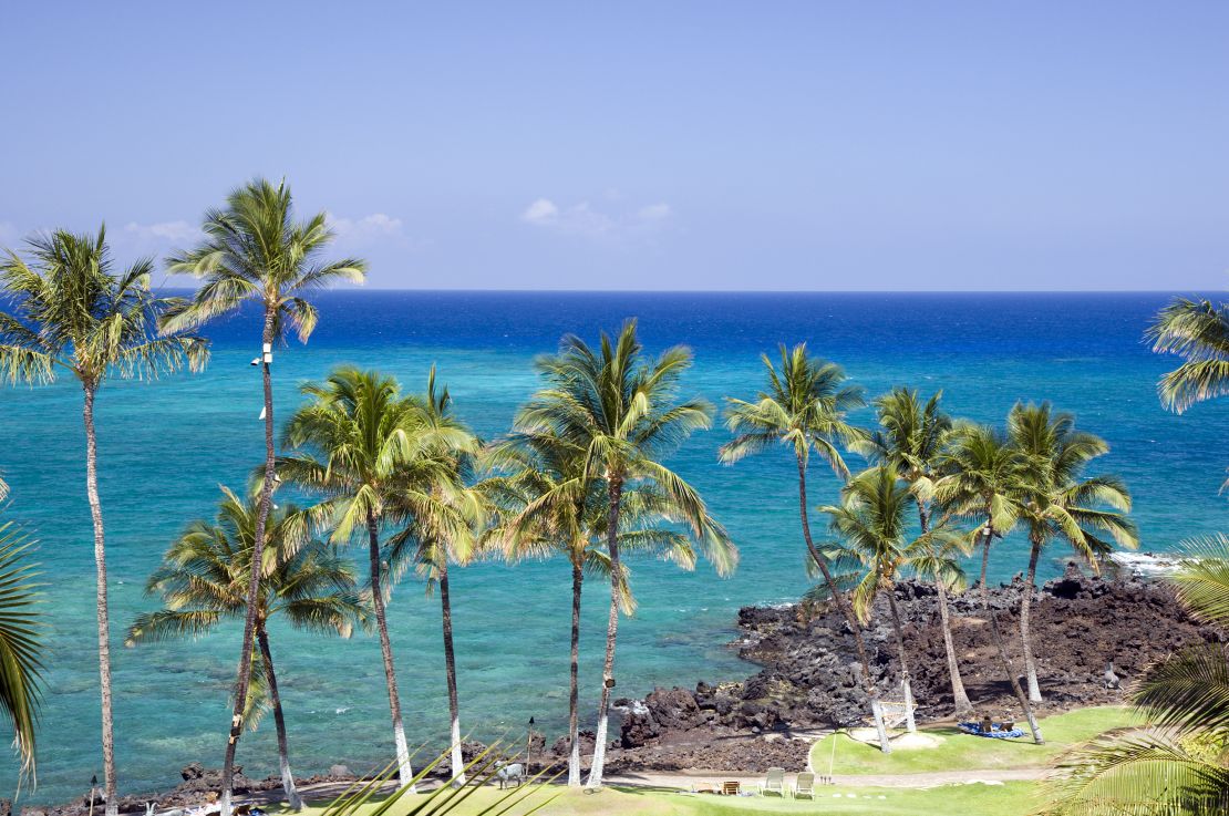 A photo of a beach in Kona, Hawaii