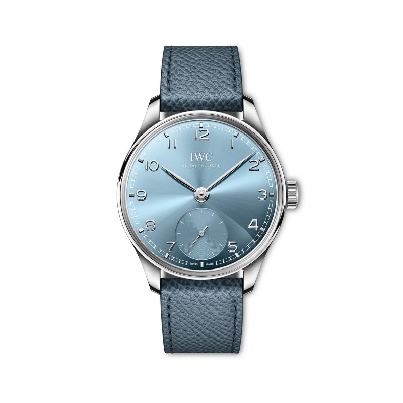 IWC Schaffhausen Portugieser Automatic 40 in 18K white gold, $19,500, iwc.com. Available now.