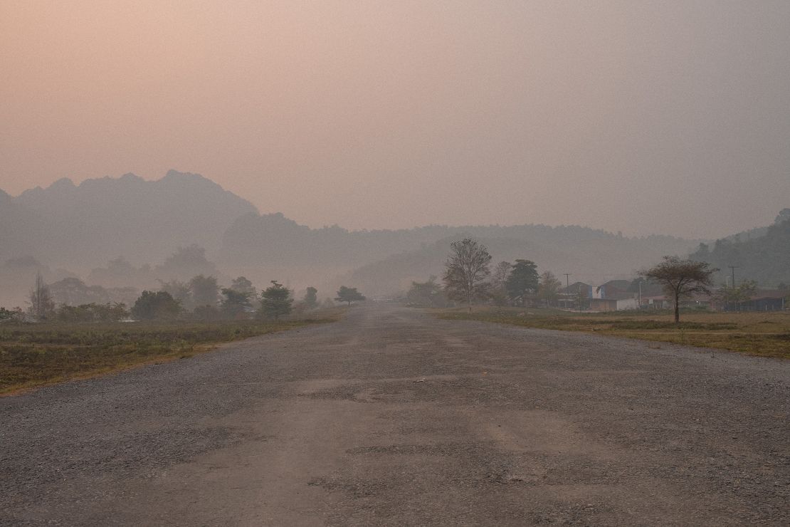 Once one of the busiest runways in the world, the Long Tieng airstrip now lies silent.