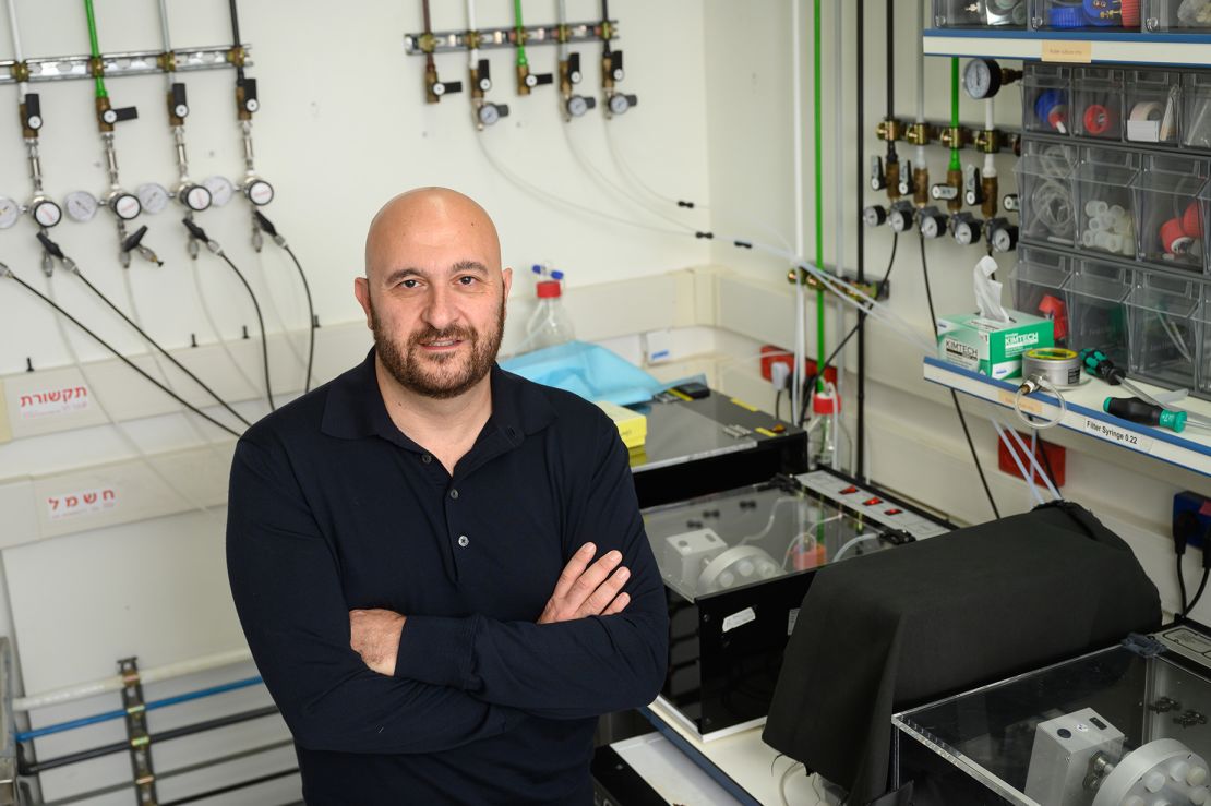 Jacob Hanna, a professor of stem cell biology and embryology, pictured in his lab at the Weizmann Institute, Israel.