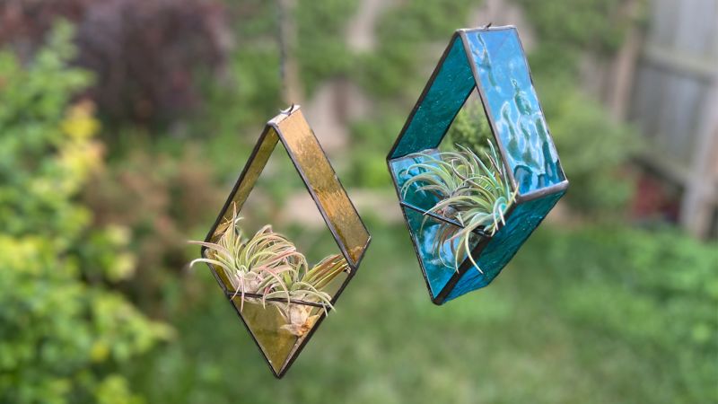 Jajamy stained glass terrarium review | CNN Underscored