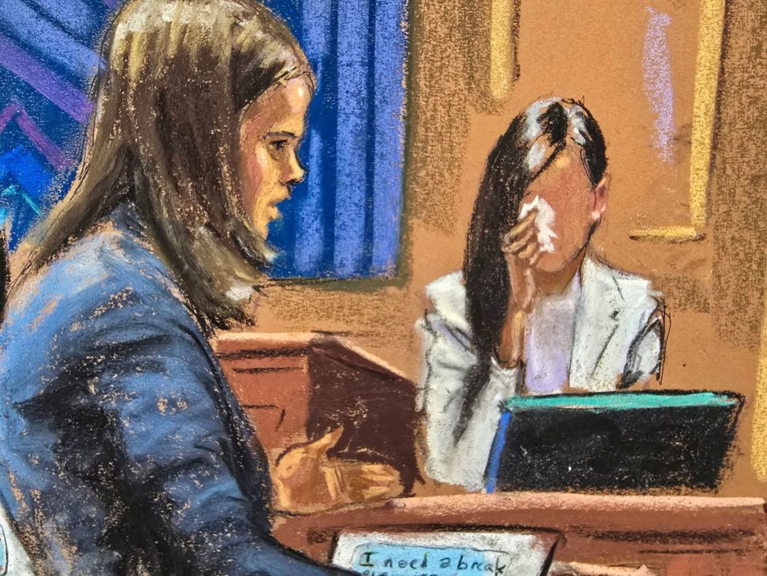 Maurene Comey interroga a Jane durante el juicio de Sean "Diddy" Combs en Nueva York el lunes.
