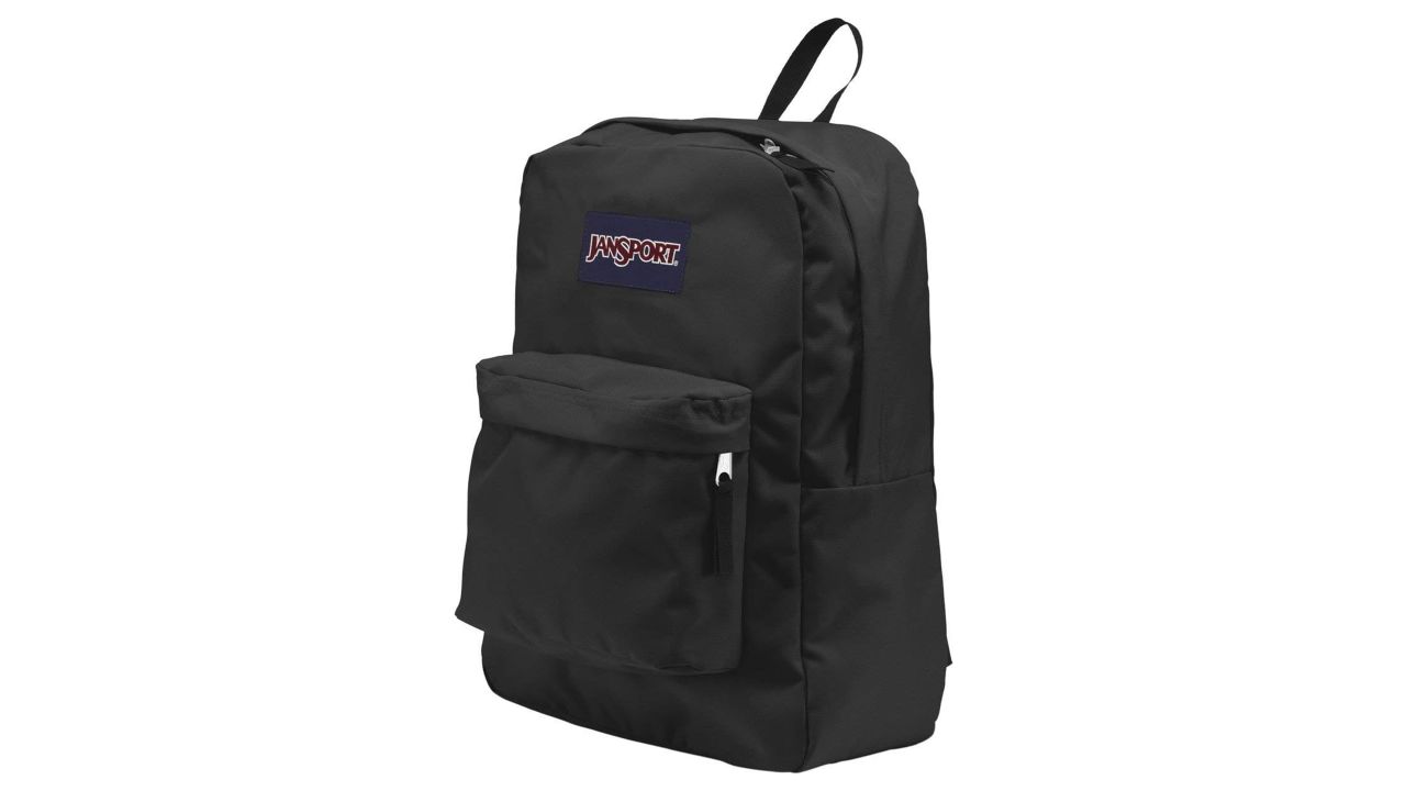 jansport superbreak backpack in black