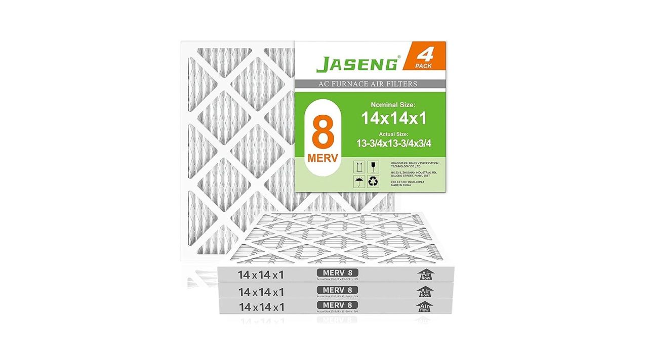 Jaseng AC Furnace Air Filters, MERV 8 Dust Defense, 4-Pack.jpg
