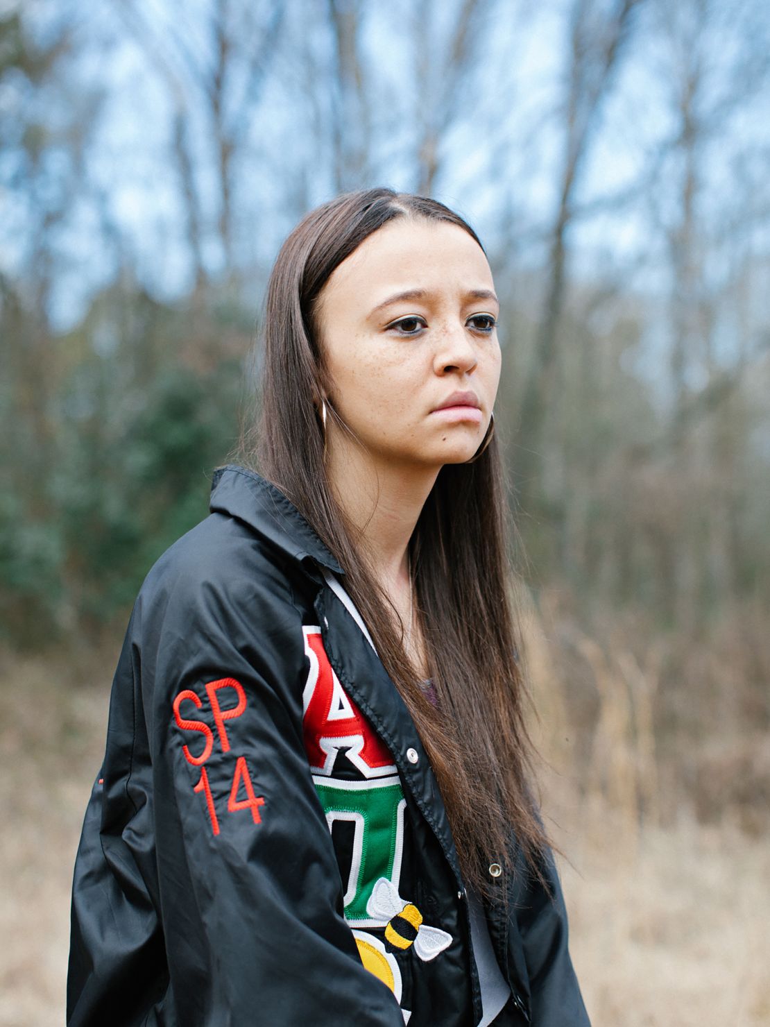Jasmine is one of several young Lumbee that Sturm photographed for her book "You Don't Look Native To Me."