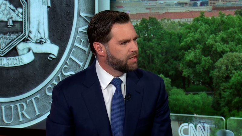 Video: Wolf Blitzer presses J.D. Vance on Trump’s ‘fascist state’ remark | CNN Politics