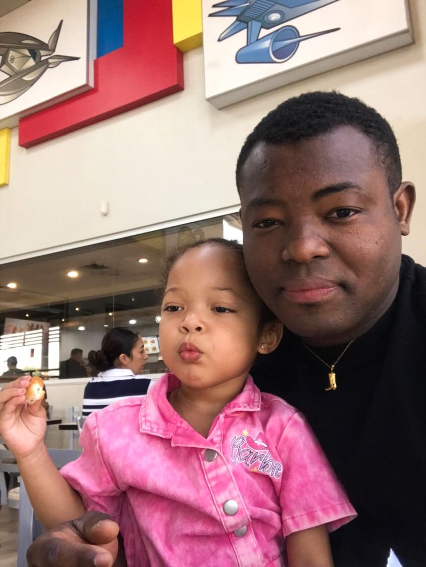 Jean Berneau Gerin with his daughter. Gelin was recognized as a trusted instructor and launched its own personalized tutoring business.