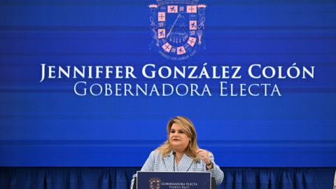 La gobernadora de Puerto Rico, Jenniffer González.