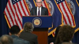 El presidente de la Reserva Federal de Estados Unidos, Jerome Powell, durante una conferencia de prensa al final de la reunión de dos días del Comité Federal de Mercado Abierto en la Reserva Federal en Washington, DC, el 29 de enero.