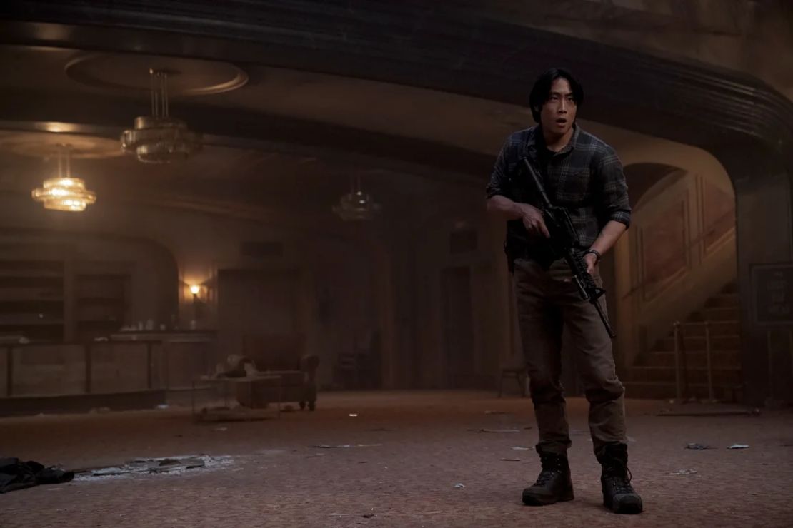 El joven Mazino en 'The Last of Us'.