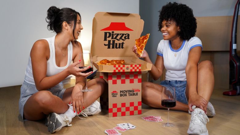 PIZZA HUT UNVEILS THE MOVING BOX TABLE: SPECIALTY PIZZA BOXES THAT TURN INTO A MINATURE TABLE FOR MOVING DAY