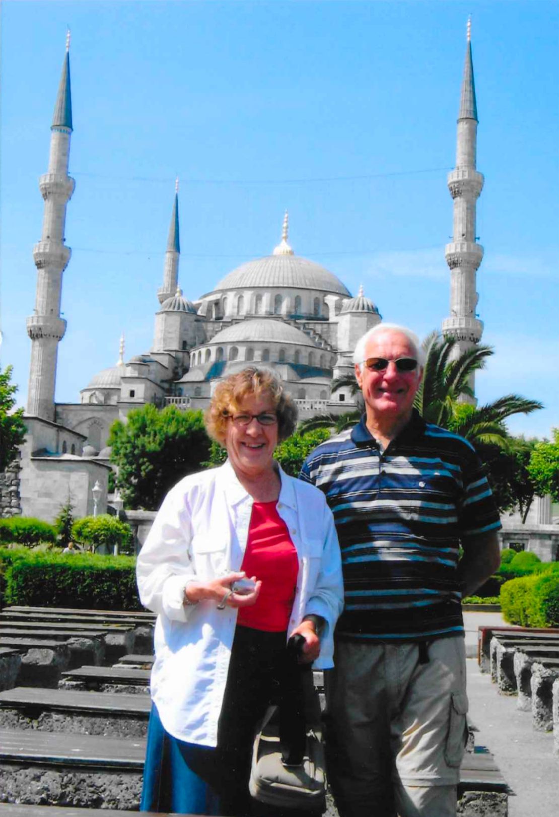Judy and John on vacation in Istanbul, Turkey.