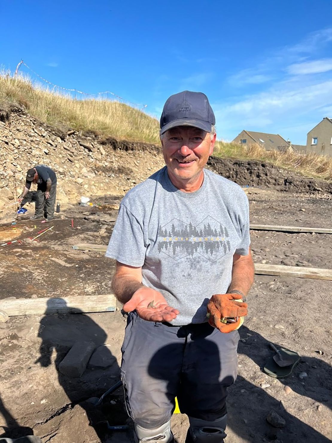 John Ralph, a former engineer and graduate of the University of Aberdeen, discovered the ring at the site of a fort in Burghead, northeast Scotland