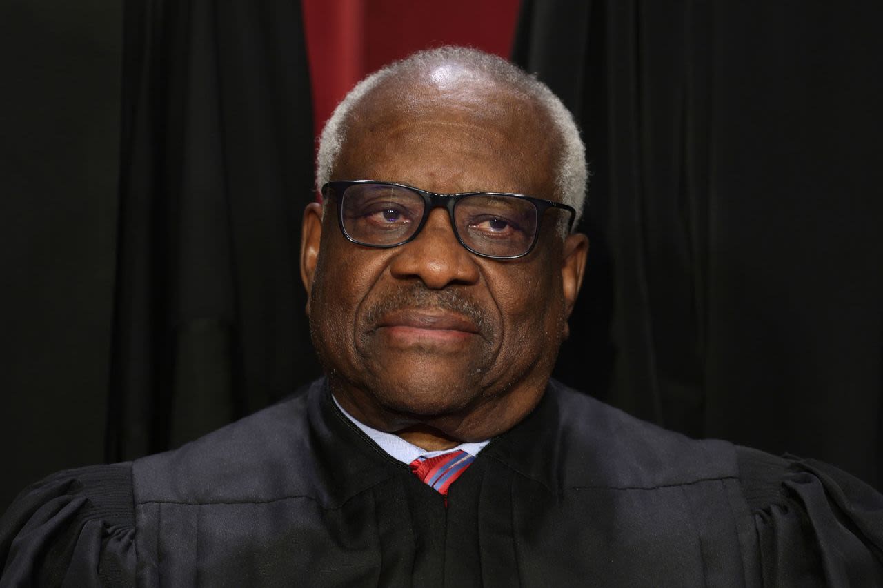 El juez asociado de la Corte Suprema, Clarence Thomas.