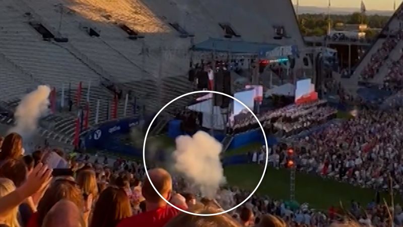 See fireworks shoot into crowd at July 4 show in Provo, Utah