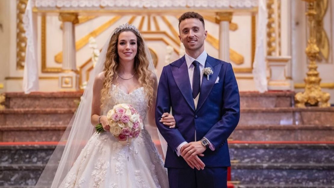 Diogo Jota se casó en junio de 2025.