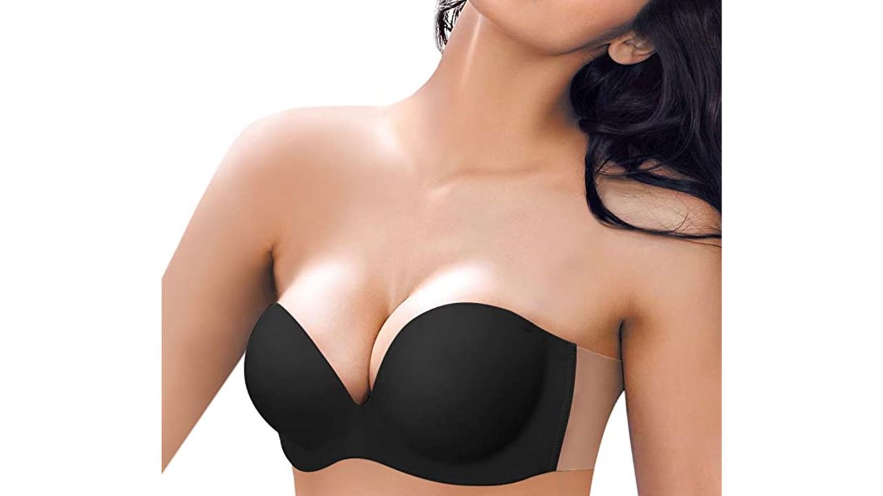 Push Up Strapless Self Adhesive Plunge Bra Invisible Backless Sticky Bras