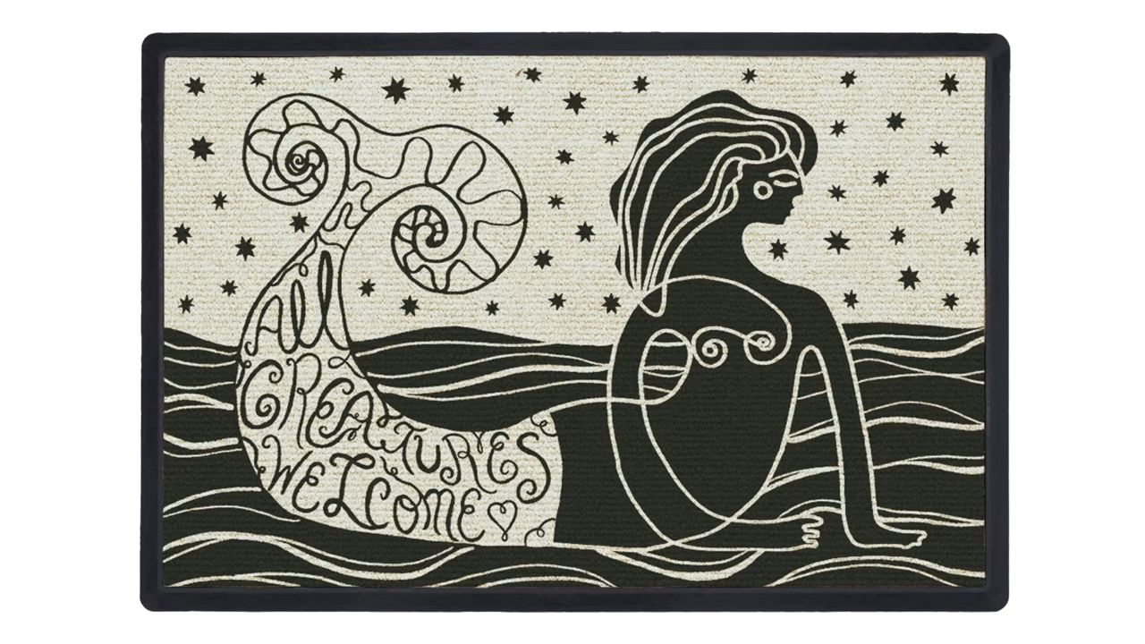 Justina Blakeney All Creatures Welcome Doormat