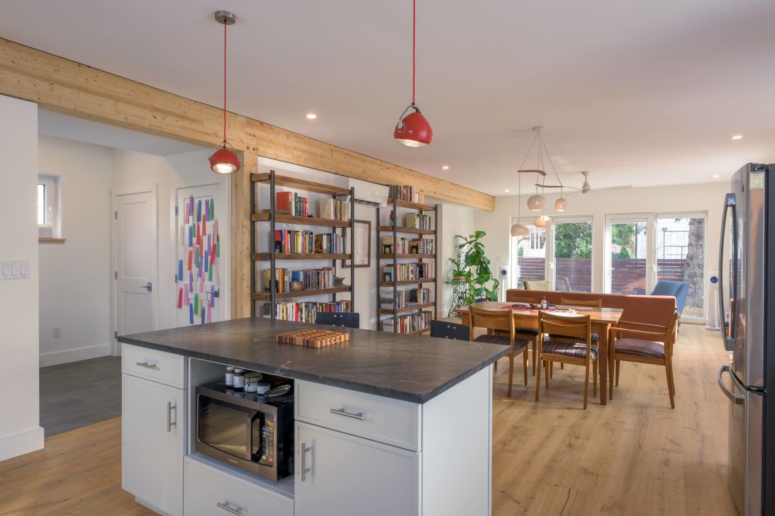 The interior of Buntel and Graber's Somerville home.
