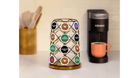 K-Cup Pod Wood & Wire Carousel