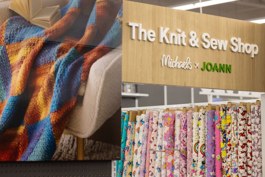 Shortly after buying the Joann name, Michaels is incorporating it into its stores.