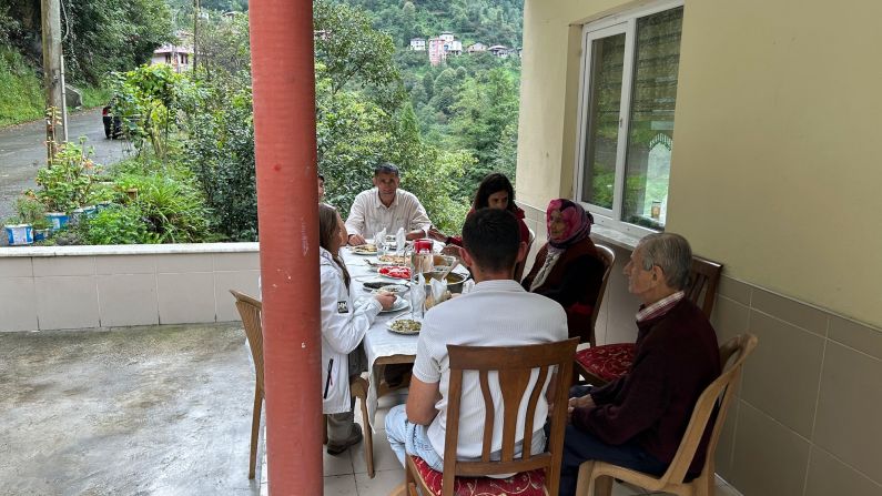 <strong>Family meal:</strong> Hasan Kutluata is from a family of three generations of beekeepers.